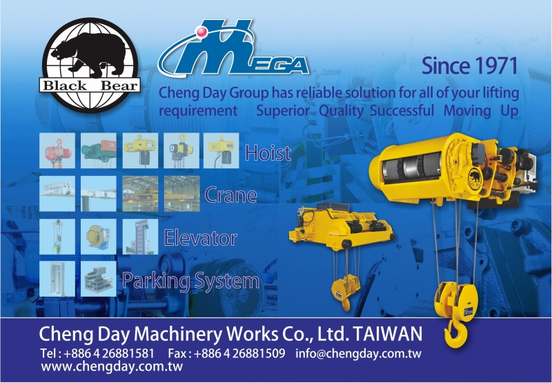 Cheng Day Machinery Works Co., Ltd. TAIWAN