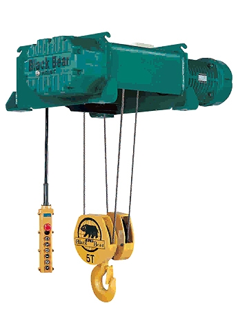 Foot Mounted Electric Rope Hoist with DC Brake System | FU Model