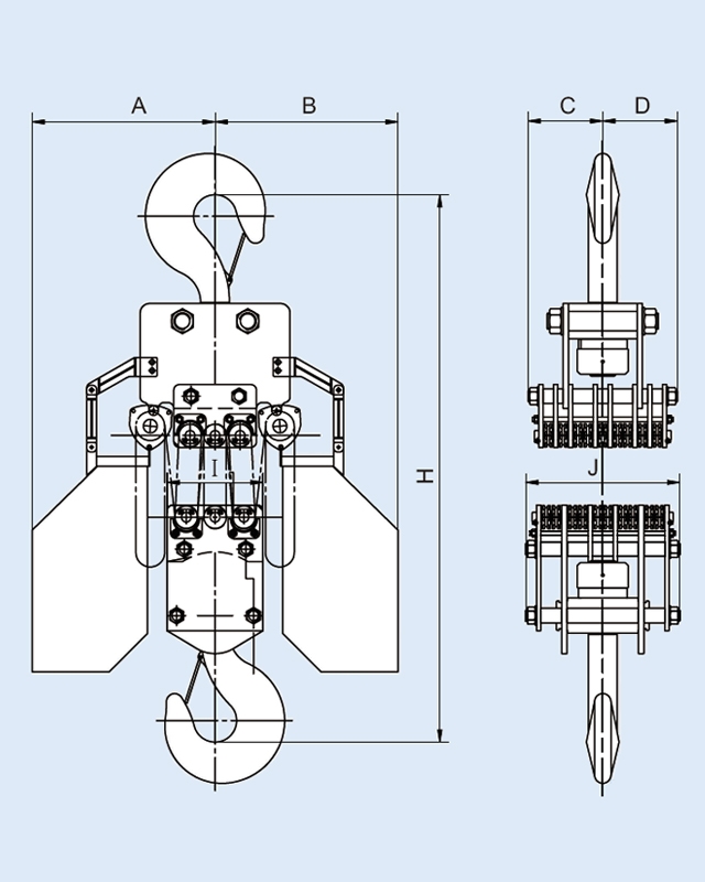 YB-5000 Hand Chain Hoists