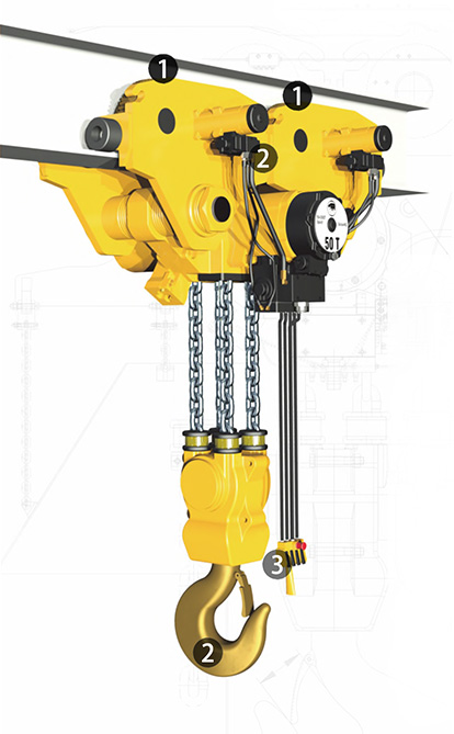 YSA-1000 Pneumatic Air Chain Hoist, Air Hoist